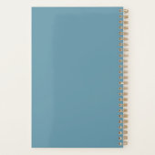 ミニマリスト黄金パイナップルパーソナライズされた プランナー手帳 (裏面)