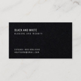 ミニマリスト黒プレミアムプロ 名刺