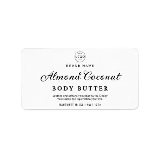 ミニマリスト黒体スクラブ化粧品ジャー製品 ラベル