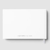 ミニマリスト黒字大学院白人卒業 ゲストブック (裏面)