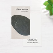 ミニマリスト黒石イヤリングディスプレイカード (デスク)