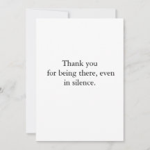 ミニマリスト黒葉同情カード