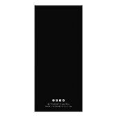 ミニマリスト黒2フォトメイクアップ毛価格表 ラックカード (裏面)