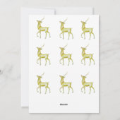 ミニマリスト1枚メリークリスマストインデナー シーズンカード (裏面)