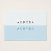 ミニマリスト2トーンブルーのギフト券 (正面)