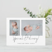 ミニマリスト2写真特別配信スクリプト誕生 案内状 (スタンド正面)