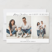 ミニマリスト2枚フォトメリークリスマス (正面)