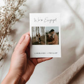 ミニマリスト2枚組、脚本エンゲージメントパーティー 招待状