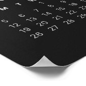 ミニマリスト2025カレンダーポスター ポスター (角)