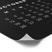 ミニマリスト2025カレンダーポスター ポスター (角)