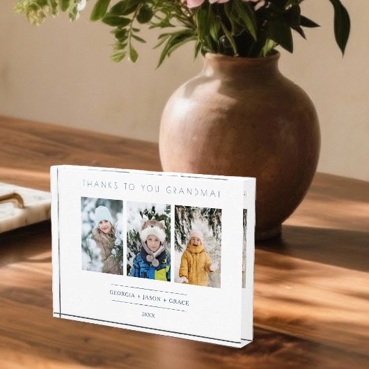 ミニマリスト3写真コラージュキープサケfor Family フォトブロック