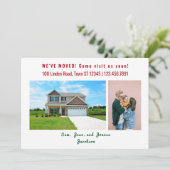 ミニマリスト3枚の写真を移動した動画の発表 案内状 (スタンド正面)