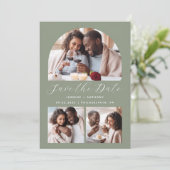 ミニマリスト4 – フォトアーチセージ緑 セーブザデート (スタンド正面)