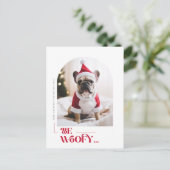 ミニマリスト おもしろ 犬 ペットアーチ クリスマス 写真 (スタンド正面)