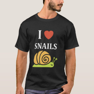 ミニマリスト かたつむり 動物 おもしろい 小さい カタツムリが好き Tシャツ