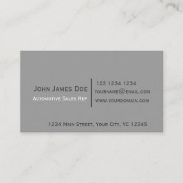 ミニマリスト|の粋で黒い灰色のモダンな弁護士 名刺