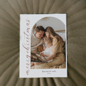 ミニマリスト アーチ クリスマス フォト カード