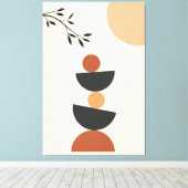 ミニマリスト・アート キャンバスプリント (インサイチュ (ウッドフロア))