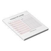 ミニマリスト・ウィークリープランナー ノートパッド (アングル)