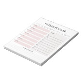 ミニマリスト・ウィークリープランナー ノートパッド (回転)