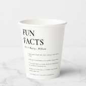 ミニマリスト ウェディング豆知識 紙コップ (正面)