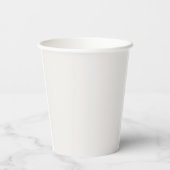 ミニマリスト ウェディング モノグラム ペーパーカップ (裏面)