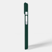 ミニマリスト エメラルドグリーン オーダーメイド モノグラム Case-Mate iPhoneケース (裏面 / 左)