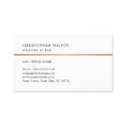 ミニマリスト　エレガント　ホワイトフェイクコッパーライン　弁護士