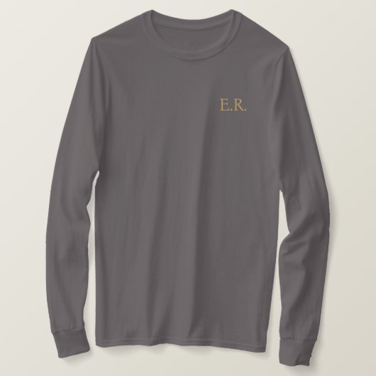 ミニマリスト オリジナル 長袖Tシャツ Tシャツ (デザイン正面)