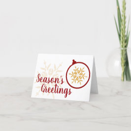 ミニマリスト オーナメント シーズンカード