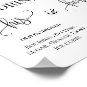 ミニマリスト カップル ウェディング サイン (角)