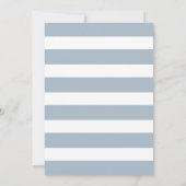 ミニマリスト カリグラフィー ライトブルー | 結婚式 招待状 (裏面)