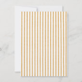 ミニマリスト カワイイ あひるの赤ちゃん 誕生日 招待状 (裏面)