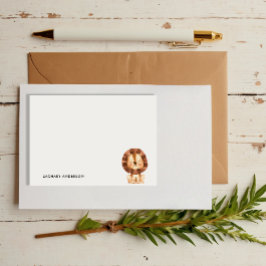 ミニマリスト キュート ベイビーライオン キッズ オーダーメイド ポストイット