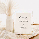 ミニマリスト ギフト サイン, モダン ウェディング ギフト サイン