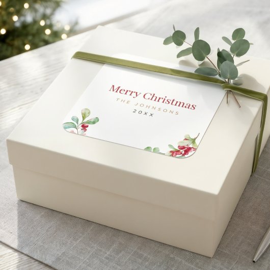 ミニマリスト クリスマス ギフト ラッピング シール