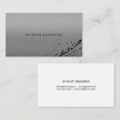 ミニマリスト・グラマー 名刺 (正面/裏面)