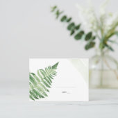 ミニマリスト グリーンフェーン プレイスカード (スタンド正面)