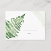 ミニマリスト グリーンフェーン プレイスカード (正面)