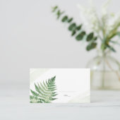 ミニマリスト グリーン フェルン プレイスカード (スタンド正面)