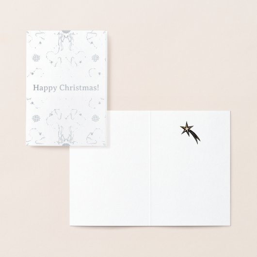 ミニマリスト ゴールドホイル クリスマス 箔カード (ディスプレー)