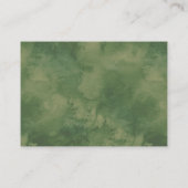 ミニマリスト ゴールド ボタニカル ウェディング アコモデーション エンクロージャーカード (裏面)