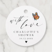 ミニマリスト サンクス モナーク バタフライ シャワー フェイバータグ (正面)