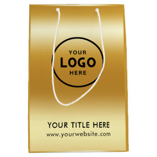 ミニマリスト シンプル ビジネス モダン ギフト バッグ ミディアムペーパーバッグ