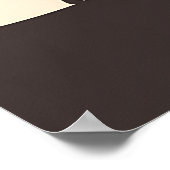 ミニマリスト ジャングル キリン アート ポスター (角)