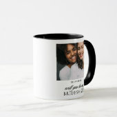 ミニマリスト スクリプト フォト メイド オブ オナー プロポーズ マグカップ (正面右)