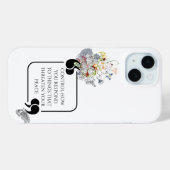 ミニマリスト・ストイック内平和図解入りの、写真付きの引用文 Case-Mate iPhoneケース (裏面 (横))