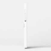 ミニマリスト ソフトベージュ アブストラクト フラワー フォンケース Case-Mate iPhoneケース (裏面 / 左)