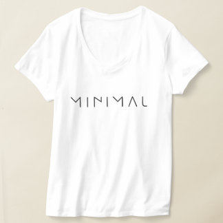 ミニマリスト タイポグラフィー Tシャツ