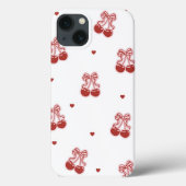 ミニマリスト チェリー ボウ スマホケース iPhone/iPad ケース Case-Mate iPhoneケース (裏面)